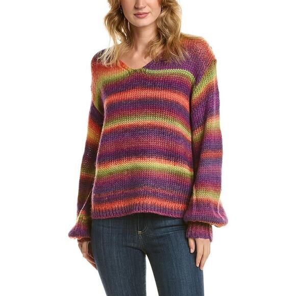 Vince Camuto Women's Roving Wool-Blend Sweater, Purple, US M - Picture 1 of 2